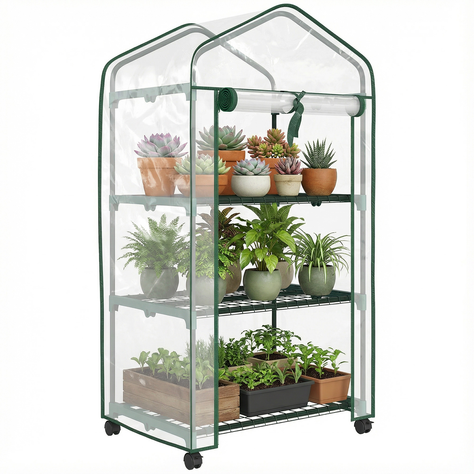Gewächshaus, 69 X 49 X 130 Cm, Transparent