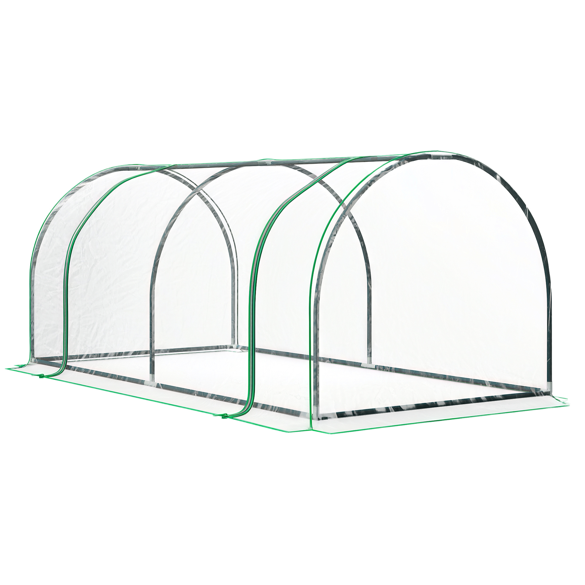 Gewächshaus, Für Den Garten, 200 X 100 X 80 Cm, Transparent