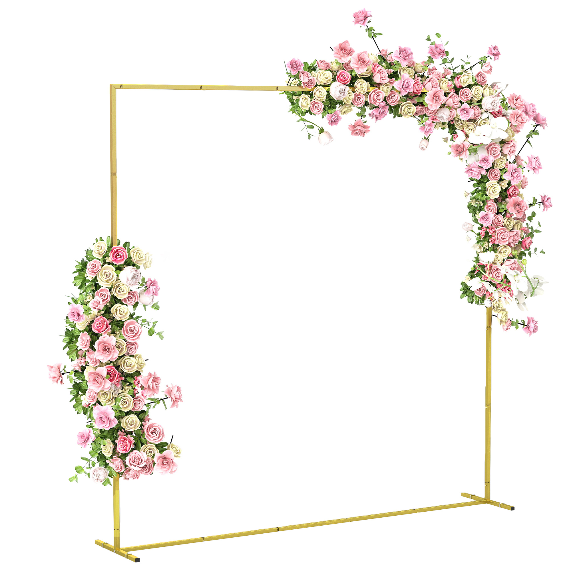 Gartenbogen, Für Kletterpflanzen, 200 X 40 X 200 Cm, Gold