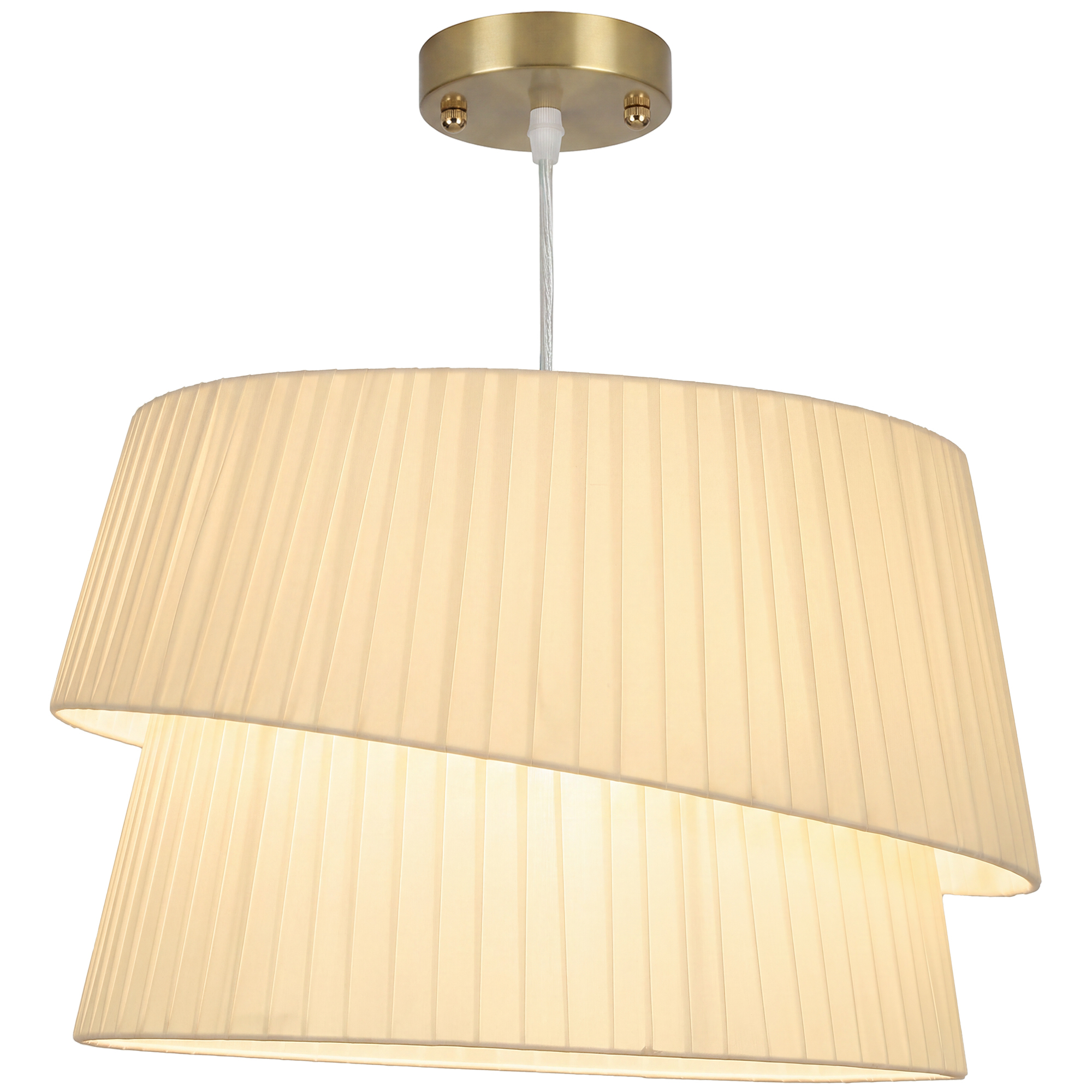 Designer-hängelampe, Höhenverstellbar, 45 X 45 X 31 Cm, Weiß