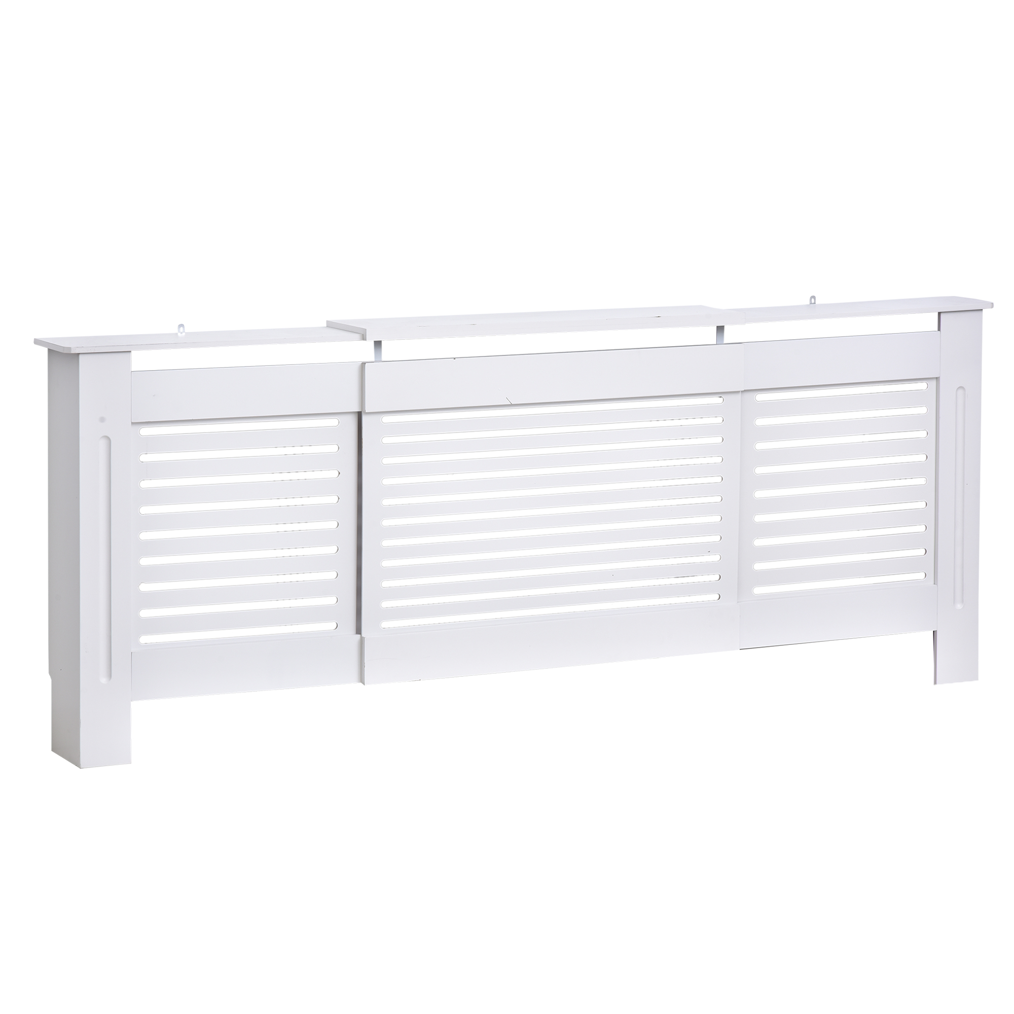 Ausziehbare Moderne Heizkörperverkleidung, 208,5 X 20,5 X 82,5 Cm, Weiß