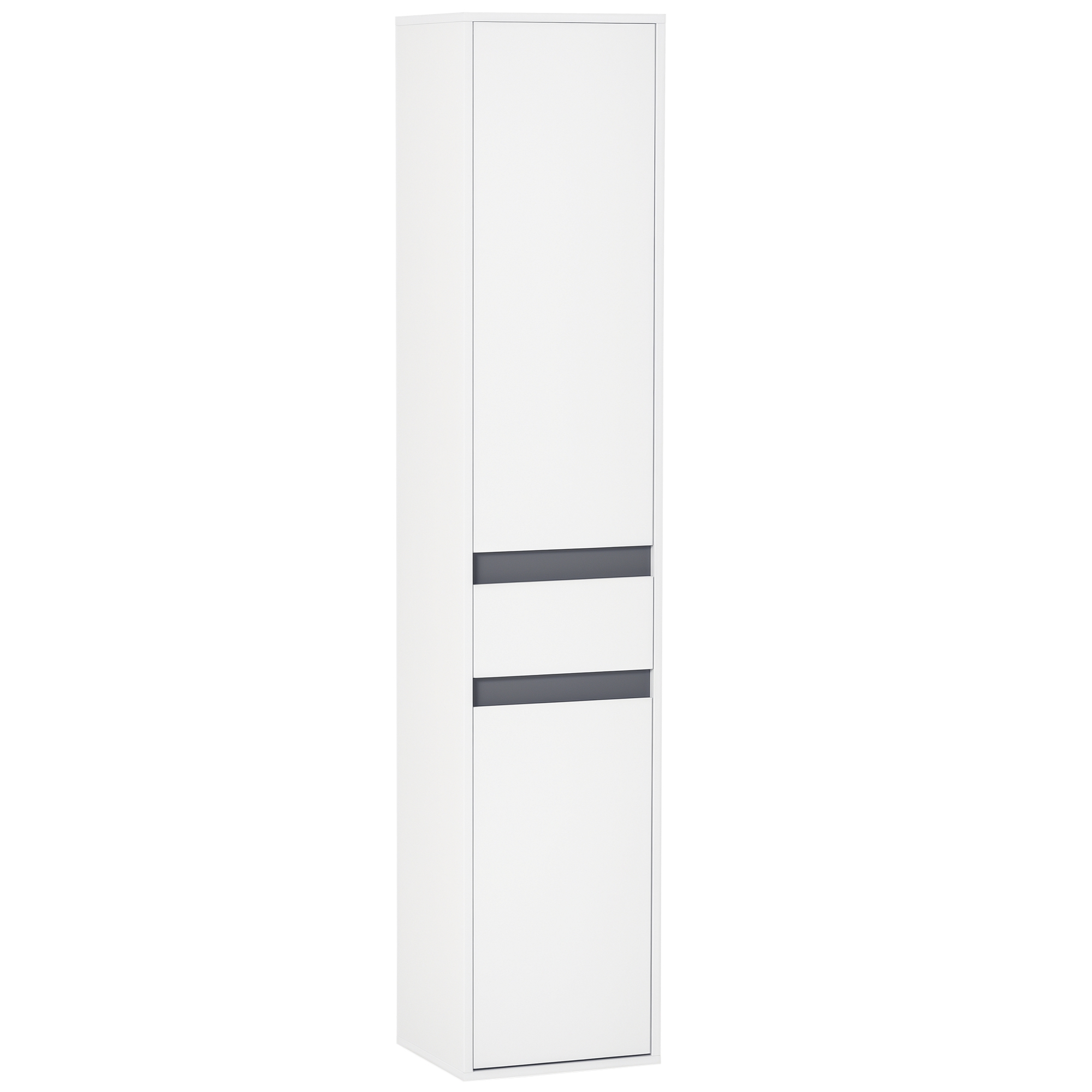Badezimmer-hochschrank, Feuchtigkeitsbeständig, Weiß