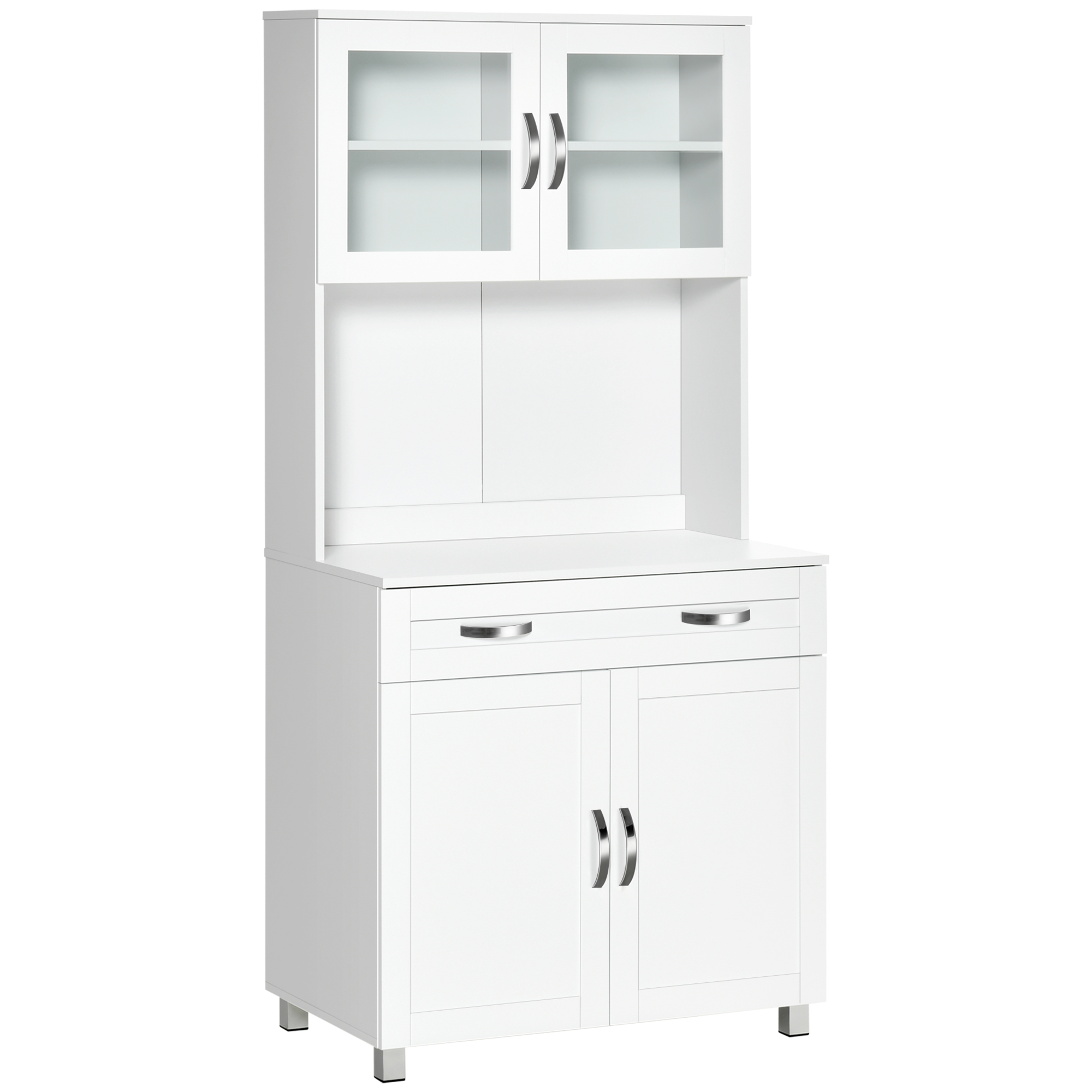 Küchensideboard, Mit Schubladen, 203,2 X 121,92 X 431,8 Cm, Weiß