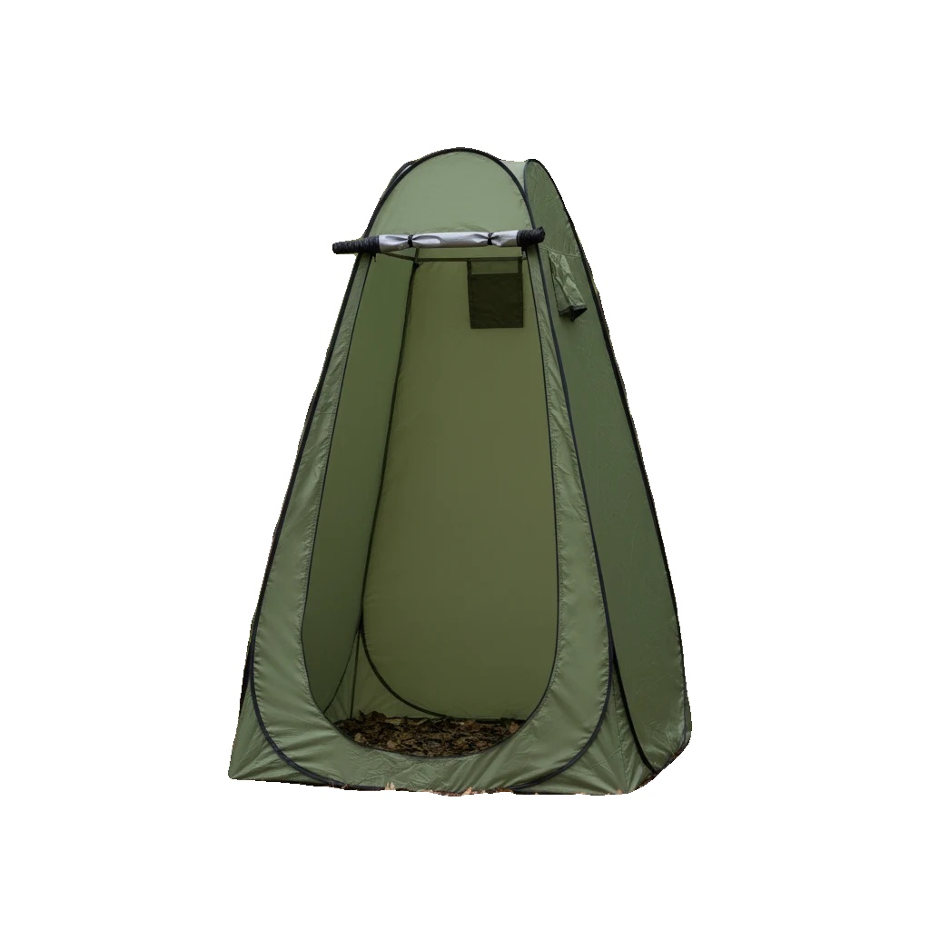 Tragbares Toilettenzelt, 1,2m X 1,2m X 1,9m Abmessungen, 1 Personen Kapazität, Wasserdichtheitsindex 1000mm, Bruttogewicht 1,05kg,