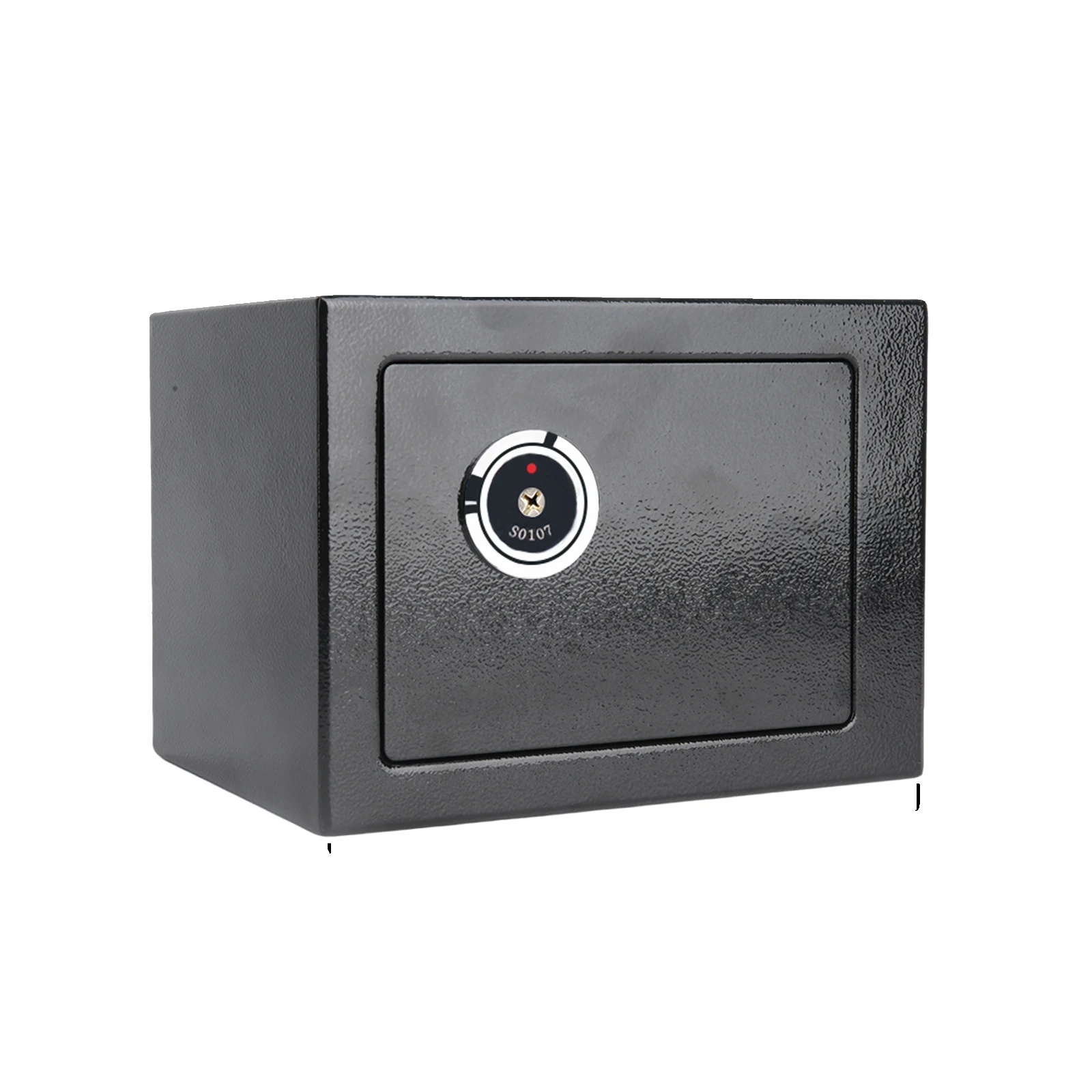 Sichere Box, Mechanisches Schloss, Robuste Stahlkonstruktion, Schwarz