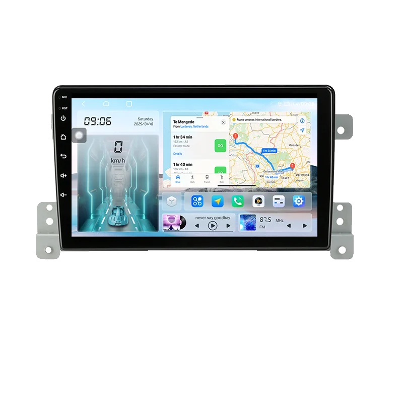 Carplay, Multimedia-player, Lenkradsteuerung, Navigationssystem, Kompatibel Mit Suzuki Grand Vitara 3 2005-2015, T10-a