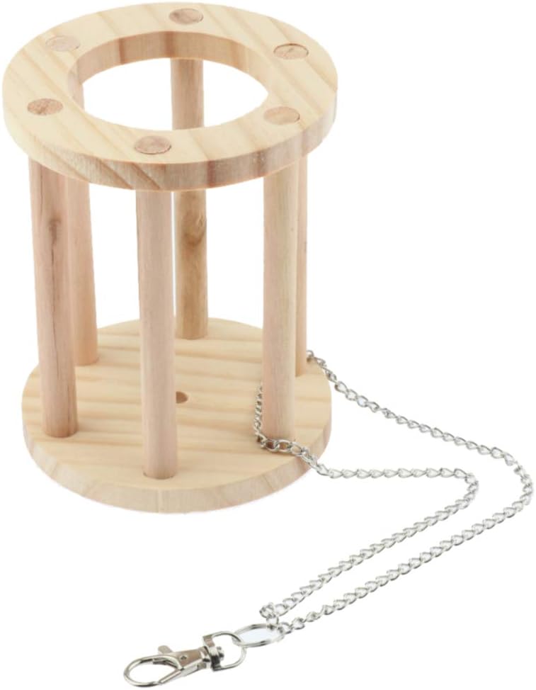 Heuraufe Aus Holz Für Kaninchen, Futterspender Für Hamster, Meerschweinchen Und Andere Kleintiere