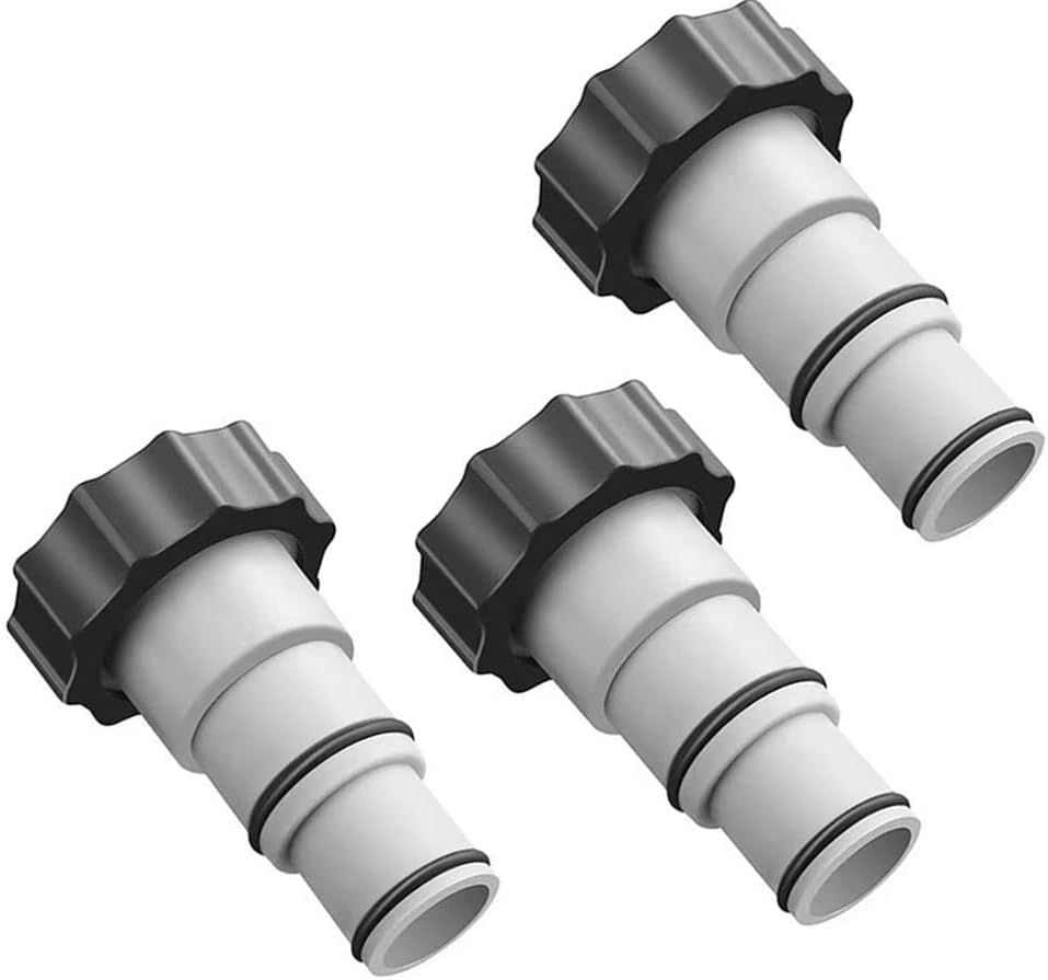 Pooladapter Typ A, 3-teiliger Poolschlauchadapter Mit Innengewinde Für Intex-pools, Ersatzschlauchadapter Für Pumpen Mit 32-mm- Und 38-mm-schläuchen
