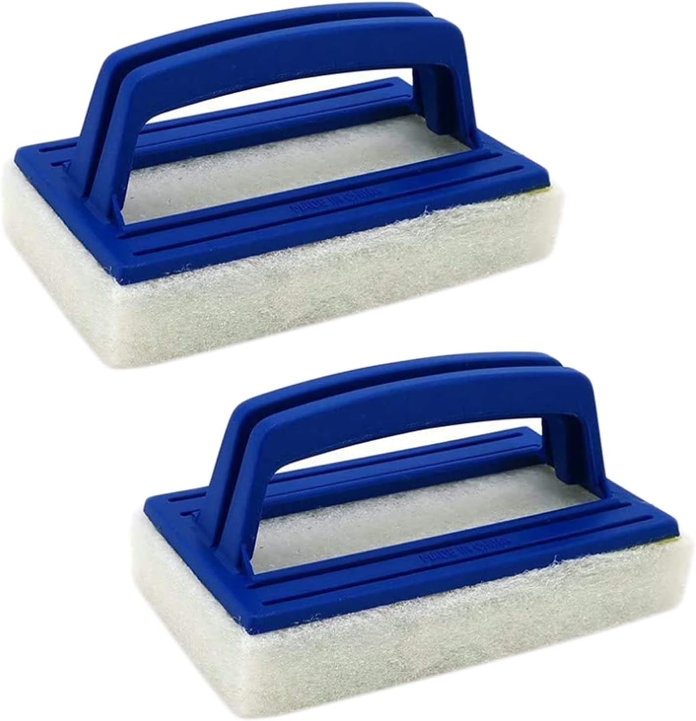 2-teiliges Pool-schwammbürsten-set, Poolwandbürste, Wasserlinienreinigungsbürste, Kunststoff-poolbürste Mit Griff Zur Reinigung Von Pools, Whirlpools, Badewannen Und Wänden