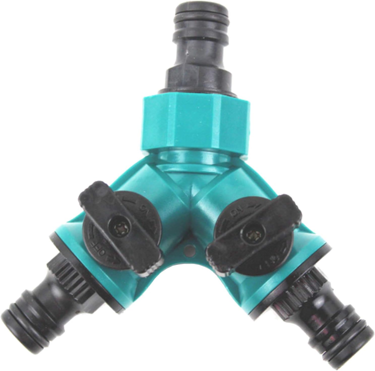 Verstellbarer 2-wege-schlauchadapter Für Wasserverteiler, Gartenschlauchspender, Schlauchverteiler, Wasserhahnadapter (1 Stück)