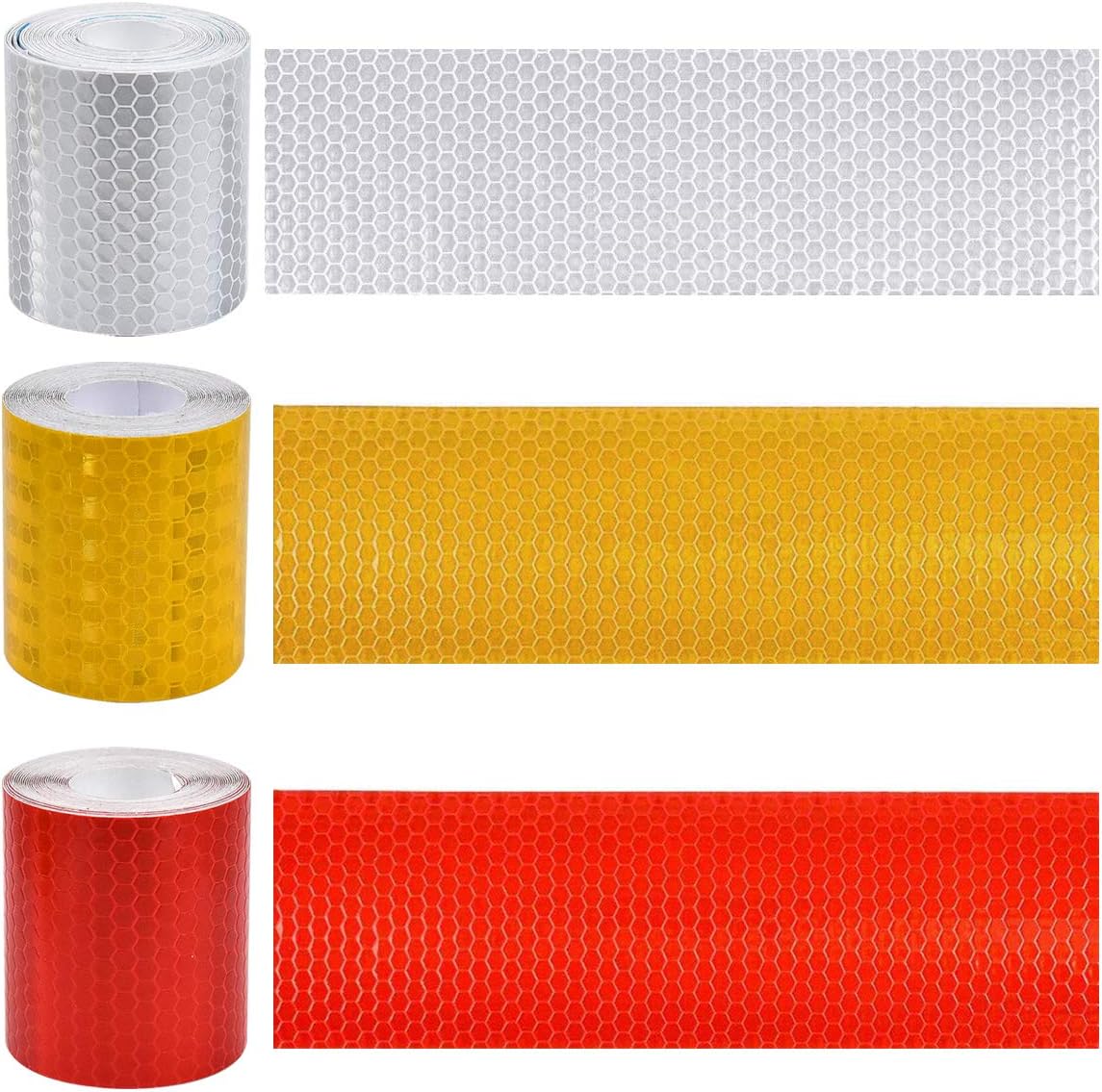Stück Selbstklebendes Reflektorband, 3 Meter × 50 Mm, Reflektorband Für Motorradhelme, Reflektorband Für Fahrräder, Selbstklebendes Reflektorband Für Autos Für Nachtfahrten