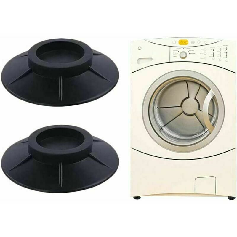 Antivibrationsmatten Für Waschmaschine, 4 Stück, Antivibrationsfüße Für Waschmaschine Und Trockner, Gummifüße Für Waschmaschine Und Trockner, Antivibration (schwarz), Fonepro