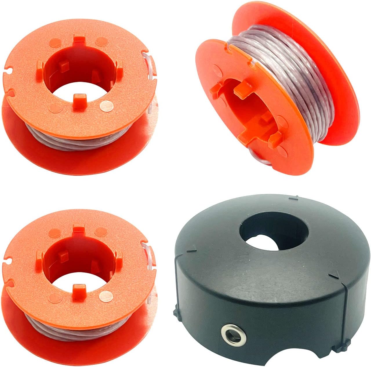 Bosch Freischneider-fadenspule Für Art 23 26 30 Commitrim Easytrim 8m F016800175 (3 Spulen + 1 Kappe)