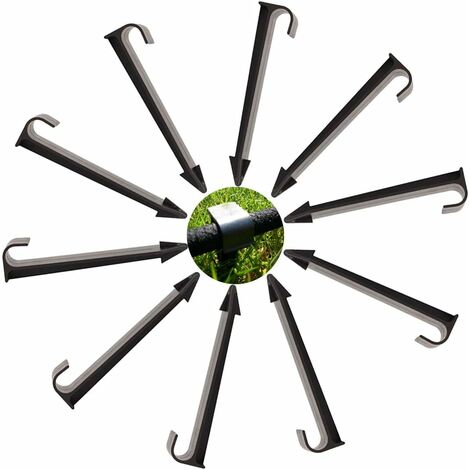 Schlauchanker-erdspieße Zur Befestigung Von Gartenschläuchen, 50 Stück