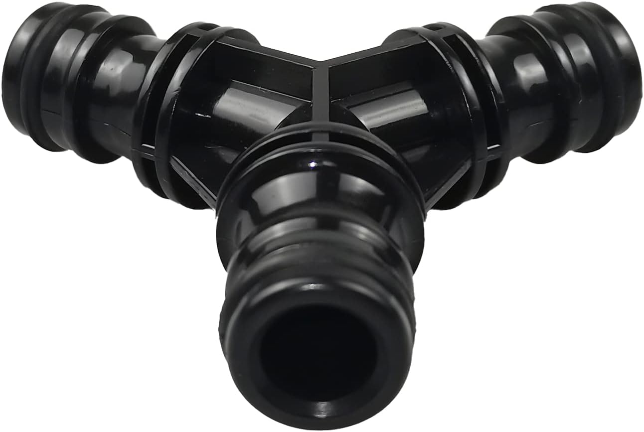 Kunststoff-schlauchverteiler (3-wege) Y-stecker Gartenschlauchverbinder Y-stück 12er-pack