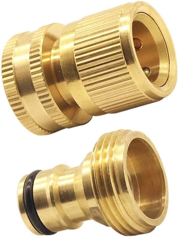 Ausziehbare Gartenschlauch-adapter (männlich Und Weiblich) Und Schnellkupplungen Für 3/4-zoll-wasserhähne Und Sprühdüsen