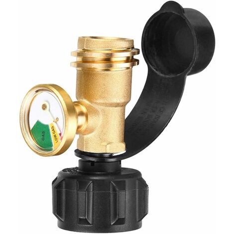 Gastankadapter, Propangastank-füllstandsanzeiger, Universeller Farbcodierter Lecksucher Für Gasgrill, Gasflasche, Wohnmobil, Camper, Heizung Qcc1