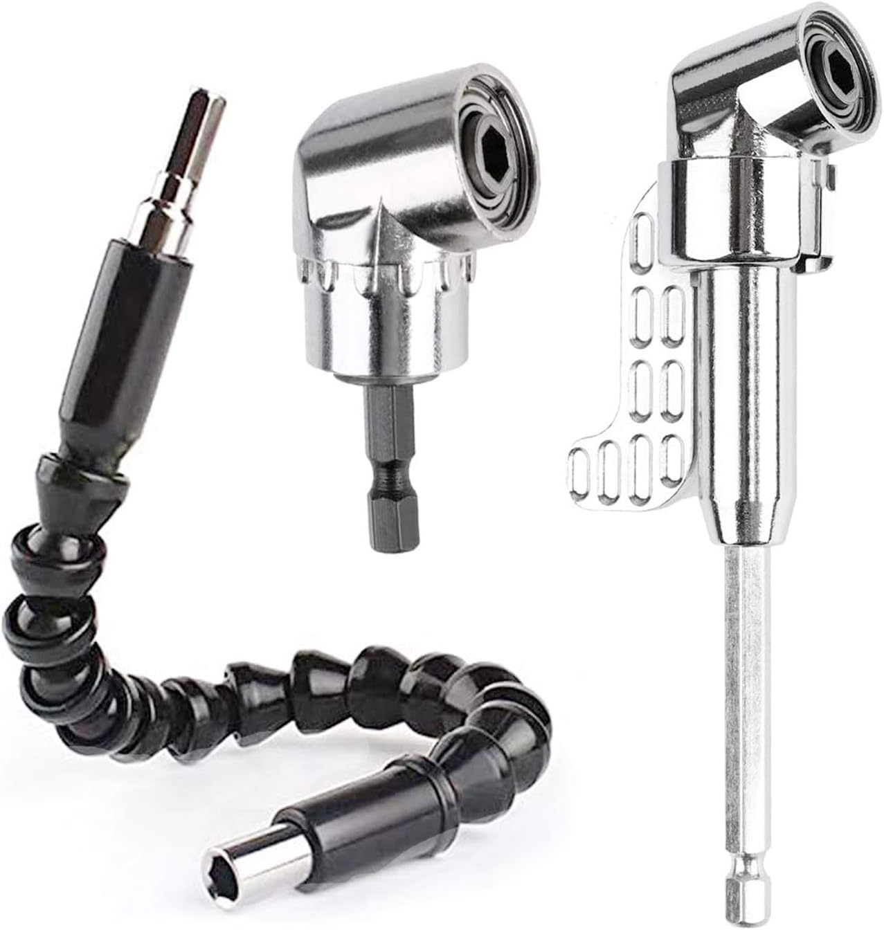 Verstellbarer Rechtwinkliger Bohrer, 105 Grad, Mit 1/4"-sechskantschaft, 3er-pack