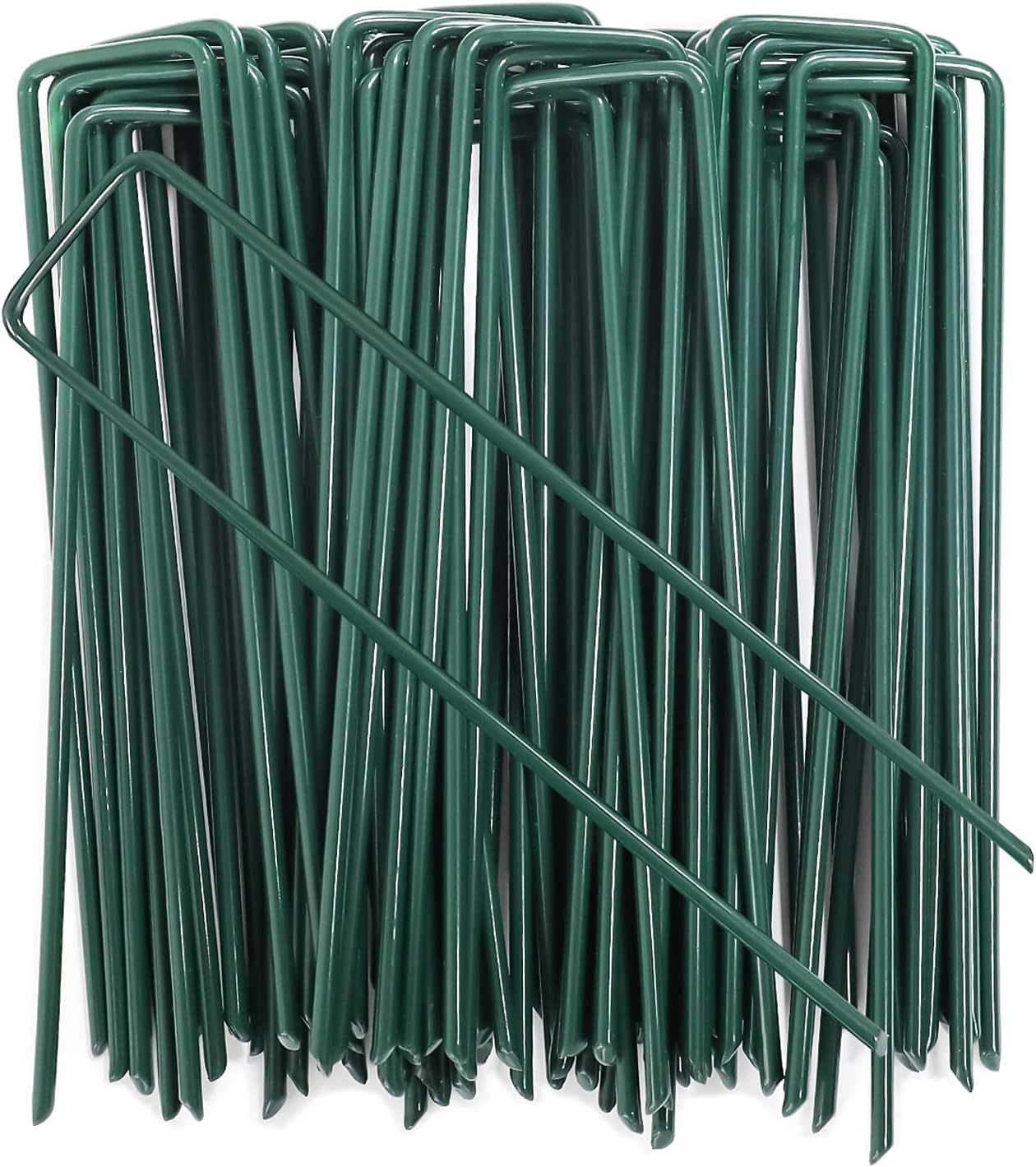 100 Stück Gartenbefestigungspfähle, U-förmige Rasenklammern Für Unkrautvlies, Feuerverzinkt (315025mm)