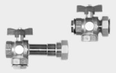 Floortec Kugelhahn Set Für Afc Kunststoffverteiler, Eck U. Durchg.-form