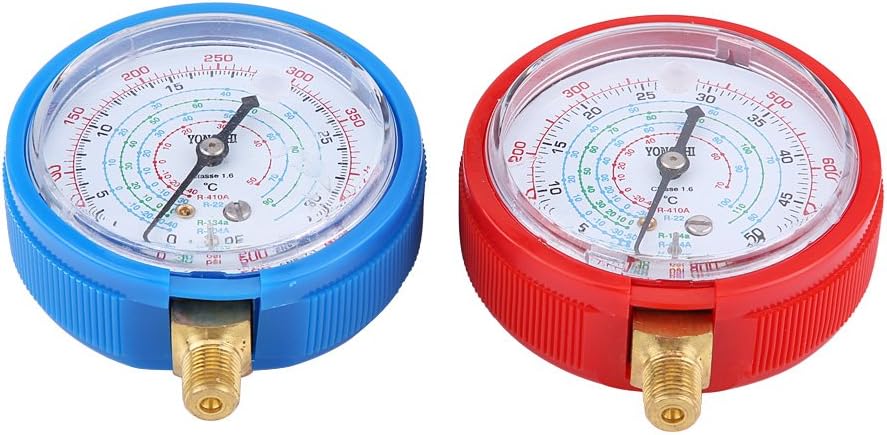 Paar Hoch- Und Niederdruck-manometer-sets Für Klimaanlagen Der Kältemittel R410a, R134a Und R22