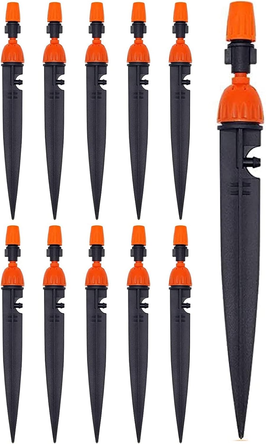 Hydrogarden Verstellbare Tropfbewässerungsdüse Für Gartenpflanzen, 360-grad-tropfzerstäuber, Kühl-/bewässerungsgerät (10er-pack)