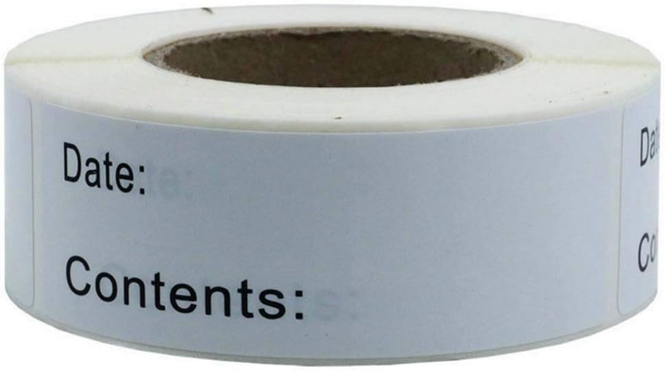 Selbstklebende Etiketten, 1 Stück, Küchenetiketten, Gefrierschranketiketten, Datumsetiketten, Einmachglasetiketten