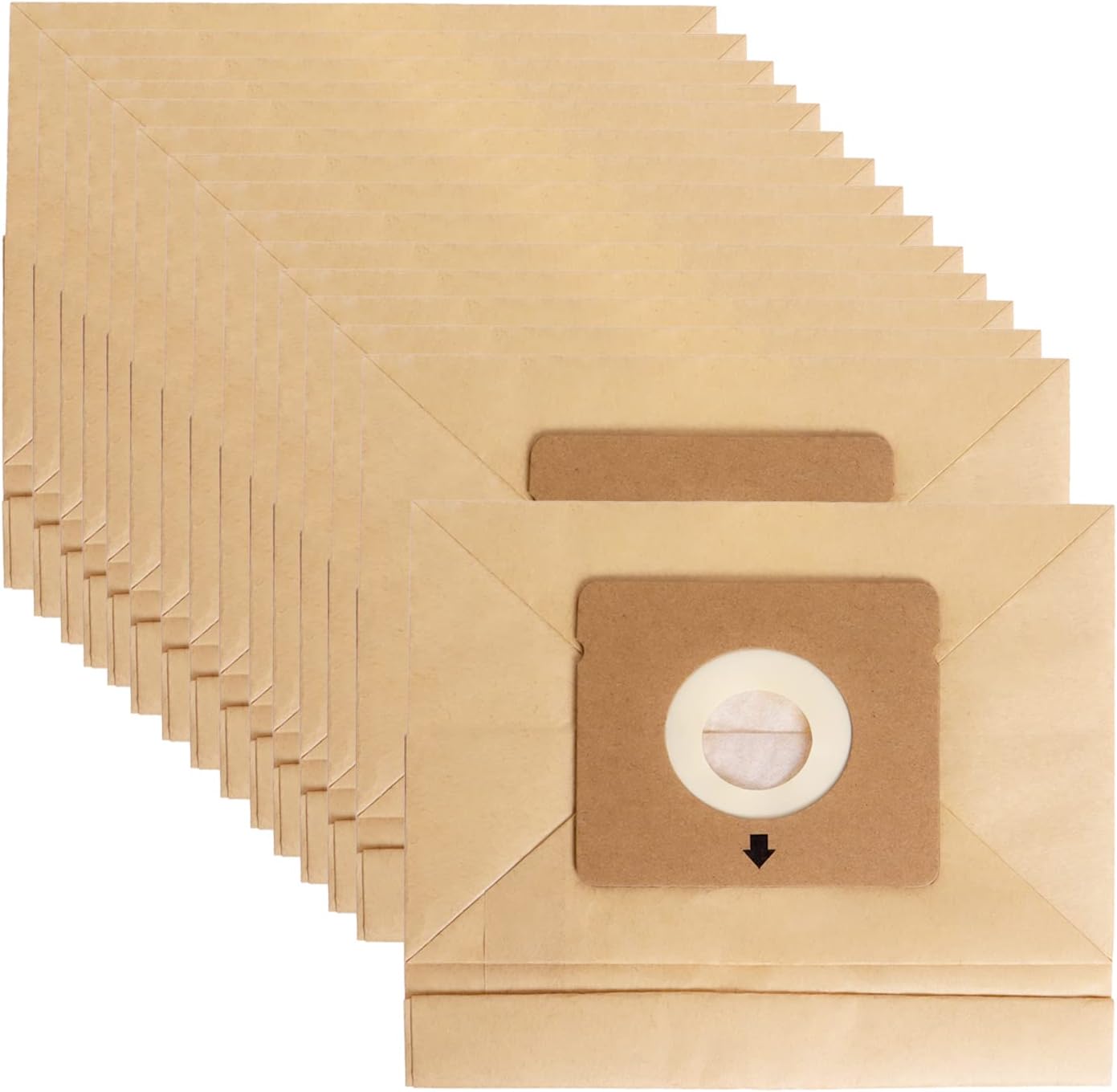 Packung Mit 15 Ersatzbeuteln, Kompatibel Mit Rowenta Zr0032, Moulinex Accessimo City Space Und Mini Space Poweka Staubsaugern