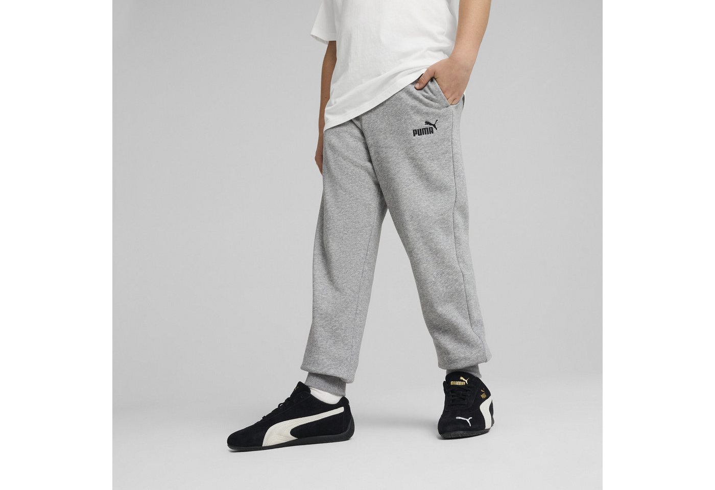 Puma Ess No.1 Logo Fl Jungen-jogginghose, Grau, 68491203, Größe 140 Bild 3