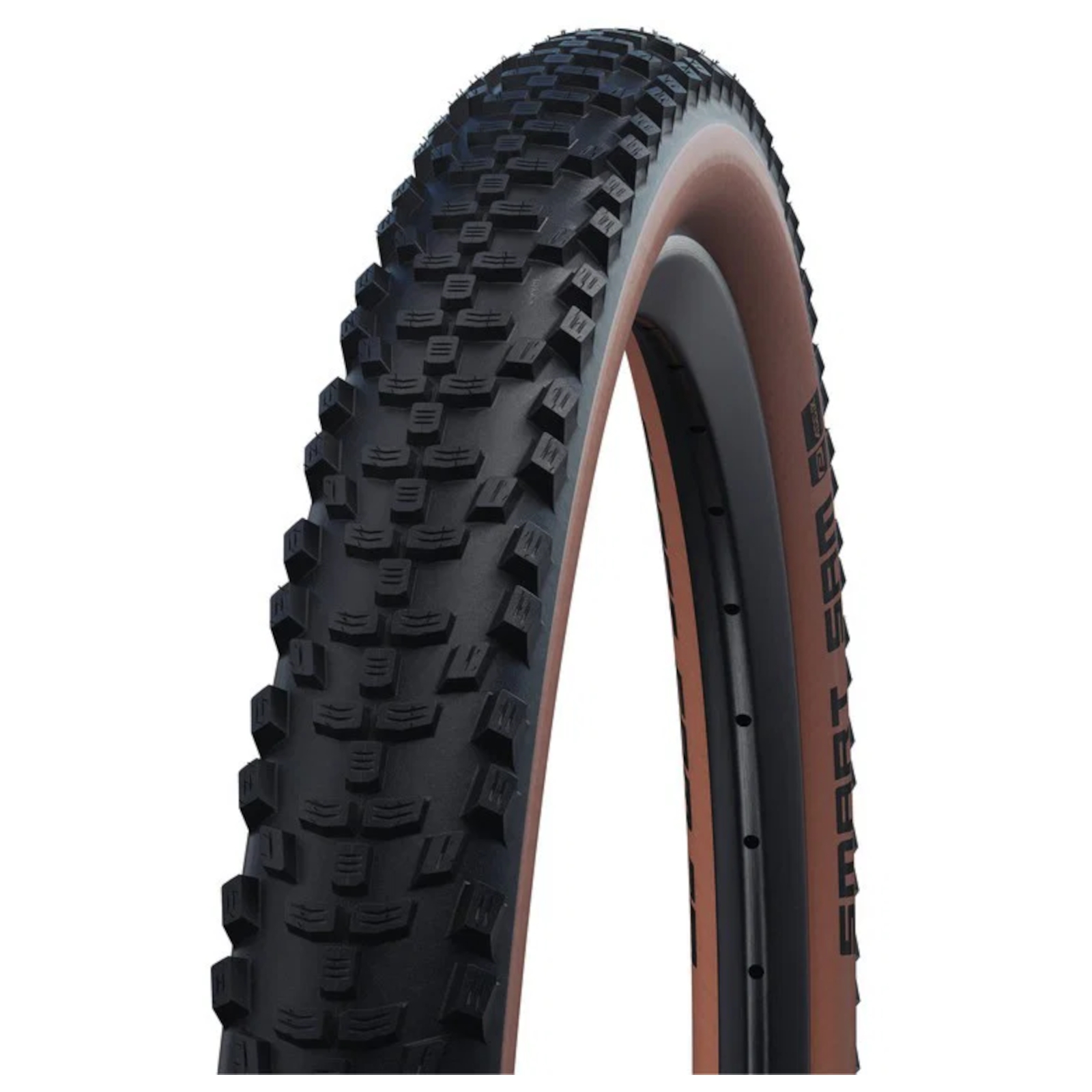 Schwalbe 57-622 Smart Sam Performance, E-25, Draht, Addix, Schwarz/bronze-skin-reflex