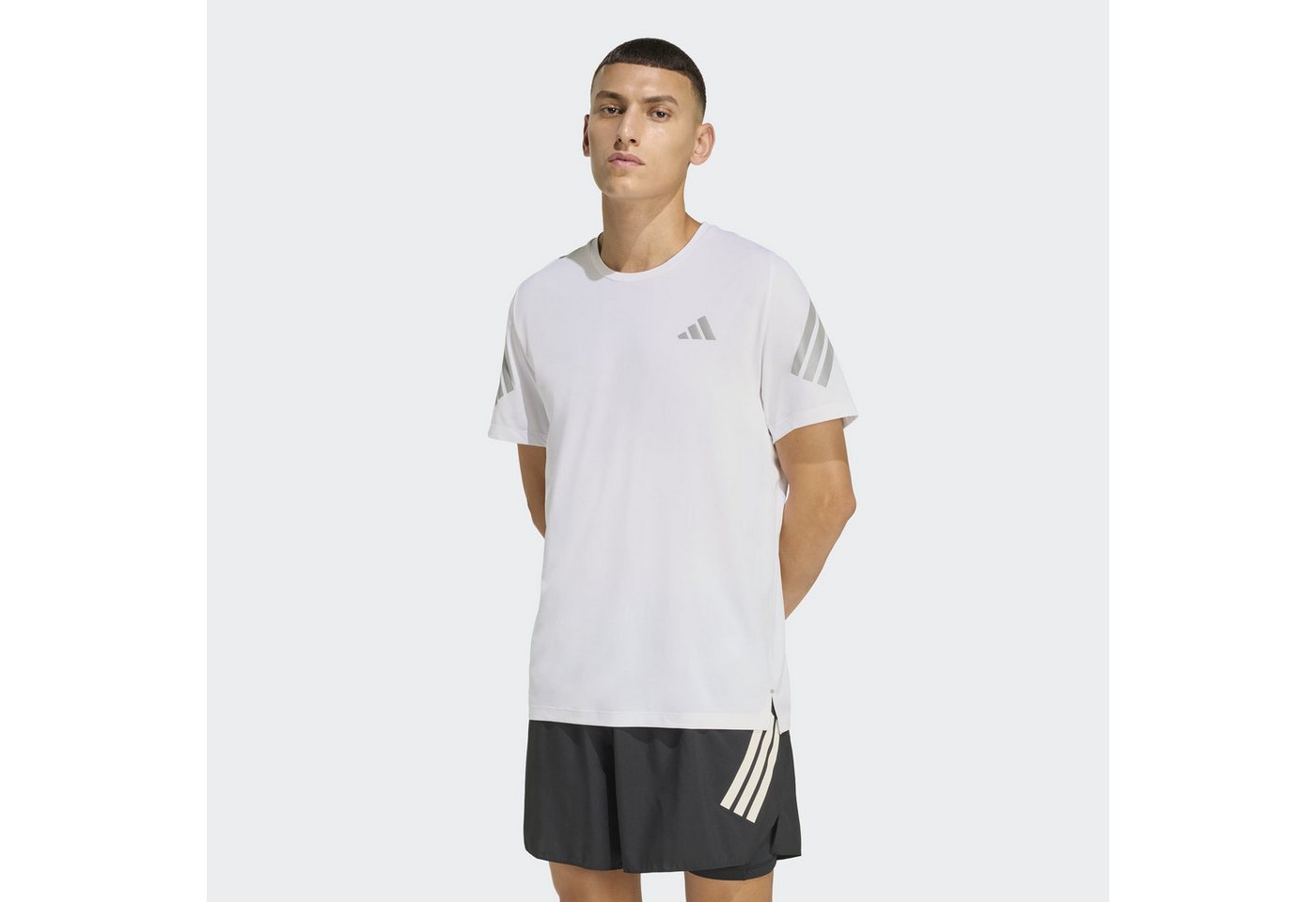Adidas Adi365 Laufshirt Für Herren, Weiß, Jz7695 R L Bild 4