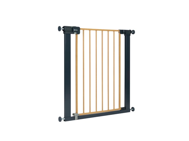 Safety 1st Easy Close Sicherheitsbarriere Holz Braun Schwarz