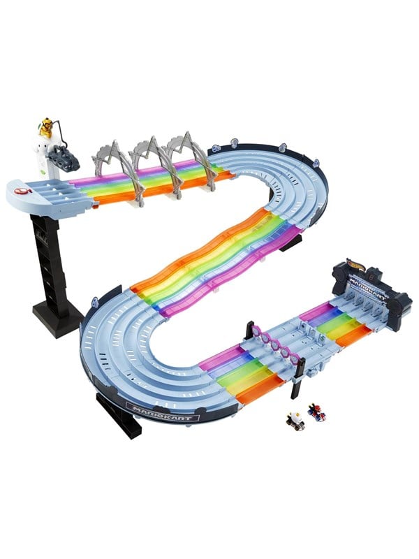 Hot Wheels Mario Kart Rainbow Road Raceway