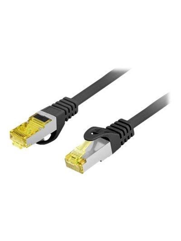 Lanberg patch cable - 15 m - black - Schwarz
