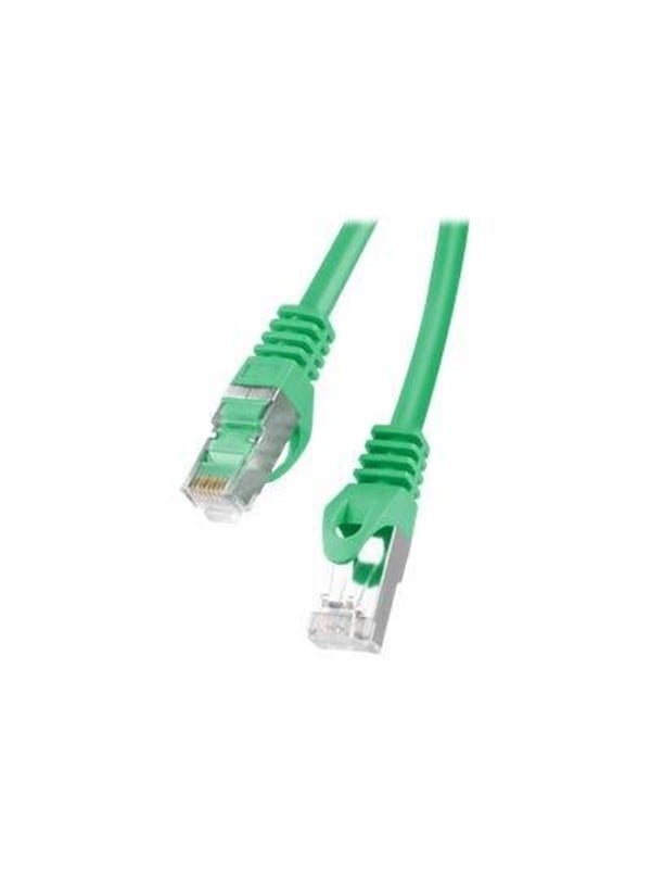 Lanberg patch cable - 25 cm - green RAL 6024 - Grn
