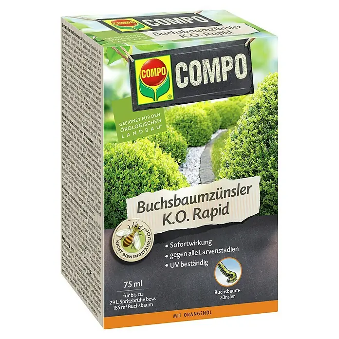 Compo Insektenvernichter Buchsbaumzünsler K.O. RAPID (75 ml)