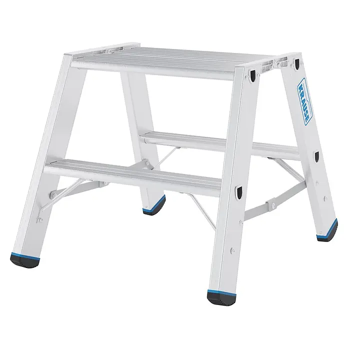 Krause Doppel-Klapptritt 80 2x2 Stufen (Anzahl Tritte: 4 Stk., Aluminium)