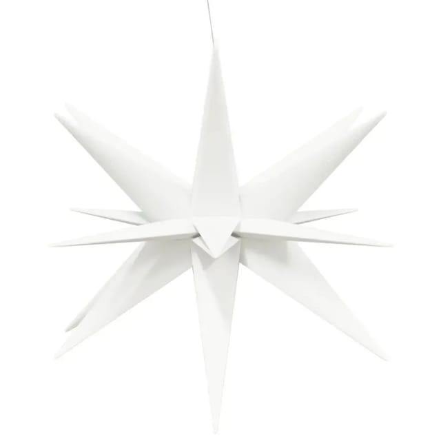 vidaXL LED-Weihnachtssterne 3 Stk Faltbar Weiß 100 cm 3190448
