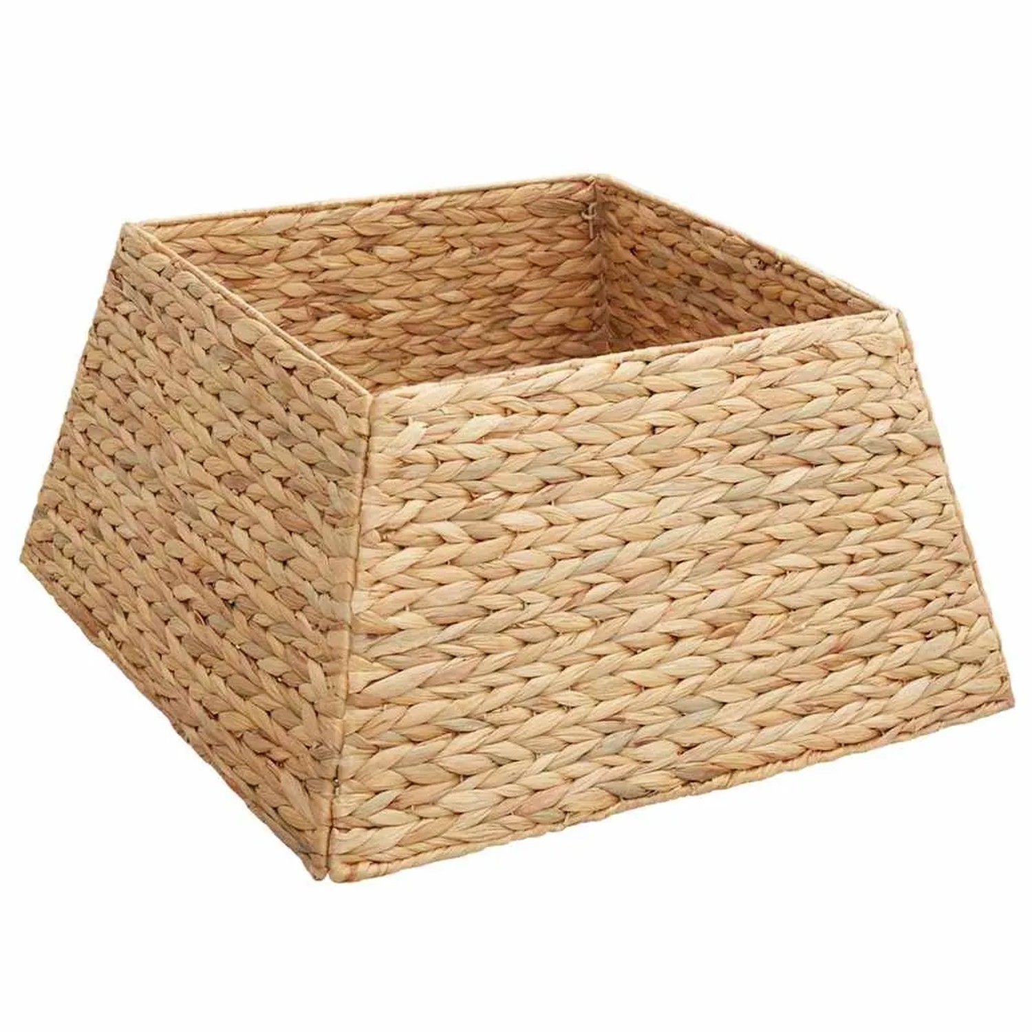 vidaXL Weihnachtsbaumkragen Braun 50 x 50 x 25 cm Wasserhyazinthe 42020172