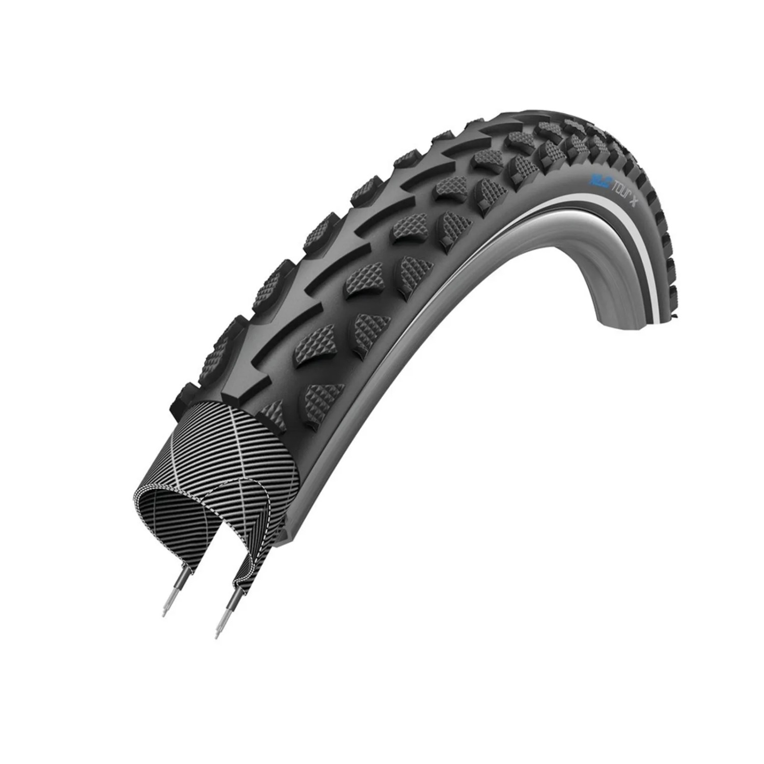 XLC Reifen TourX 50-559 26x2.0 Schwarz Reflex