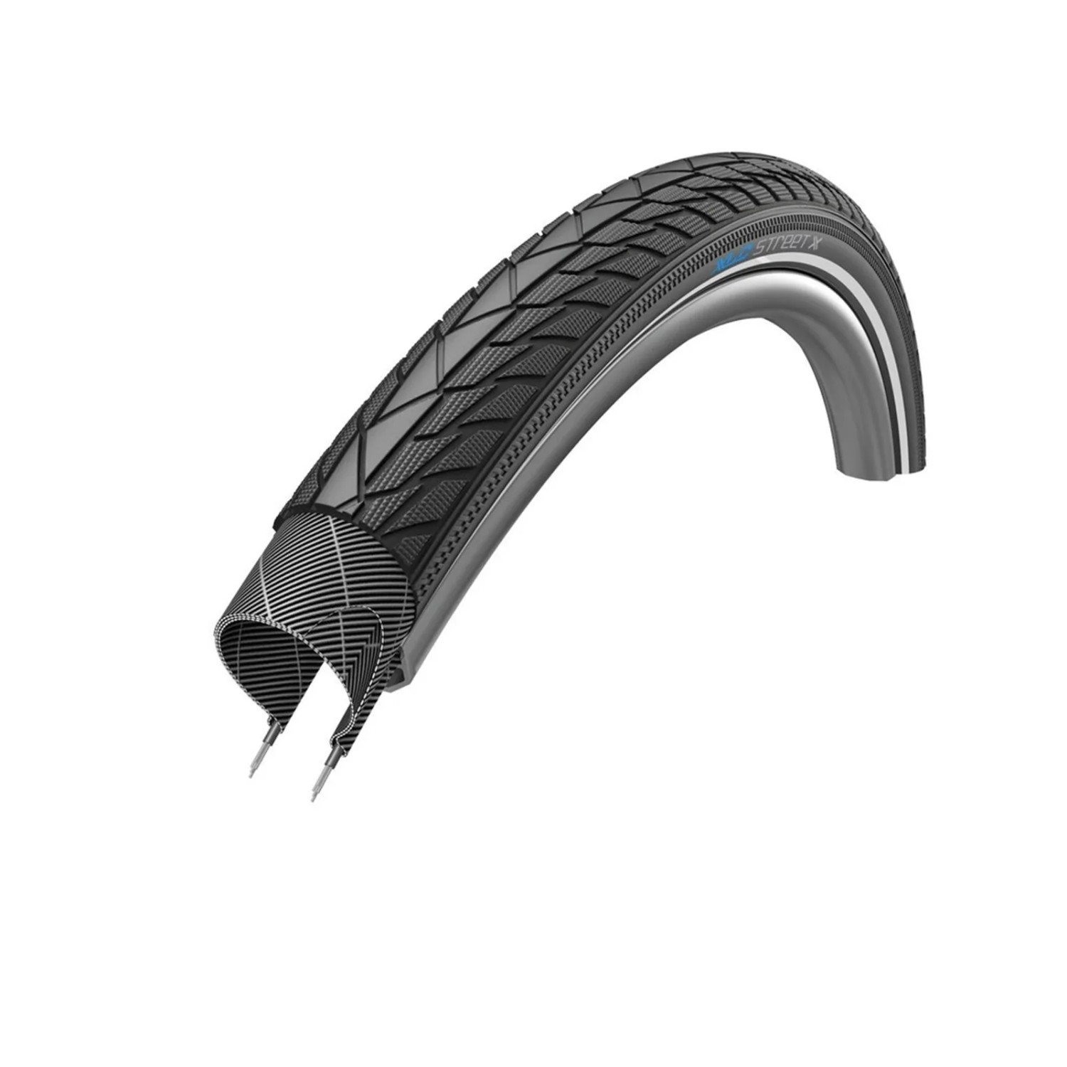 XLC Reifen StreetX 37-622 28x1.40/700x35C Schwarz