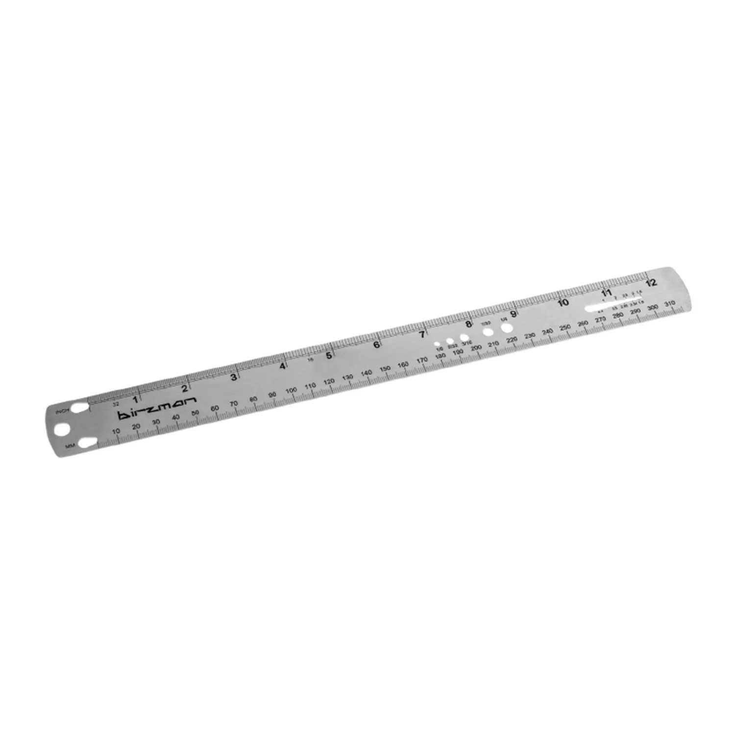 Birzman Spoke Ruler für Spokes A Bearings Up To 310 mm Weiß