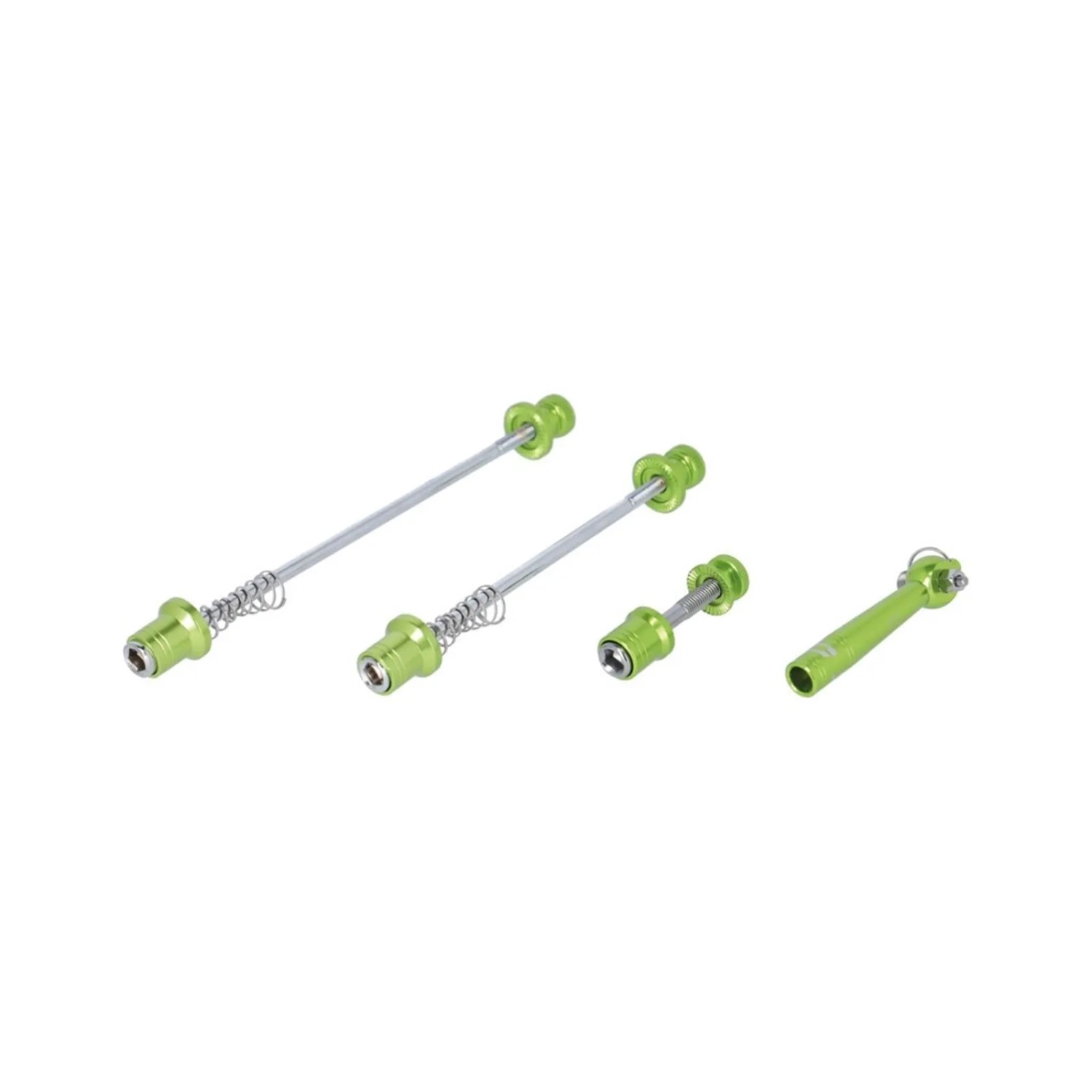 XLC Schnellspannset QR-L08 Limegreen Diebstahlgesichert