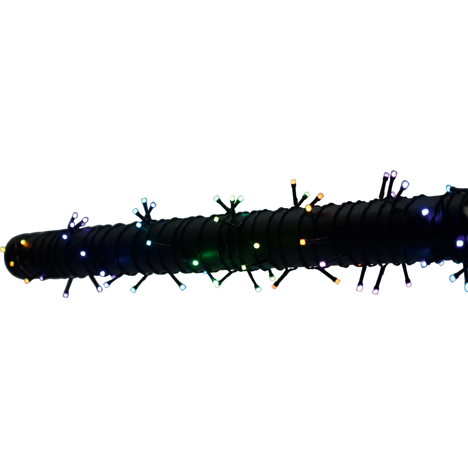LED-Lichterkette 96 LEDs Bunt Grünes Kabel 23,7 m