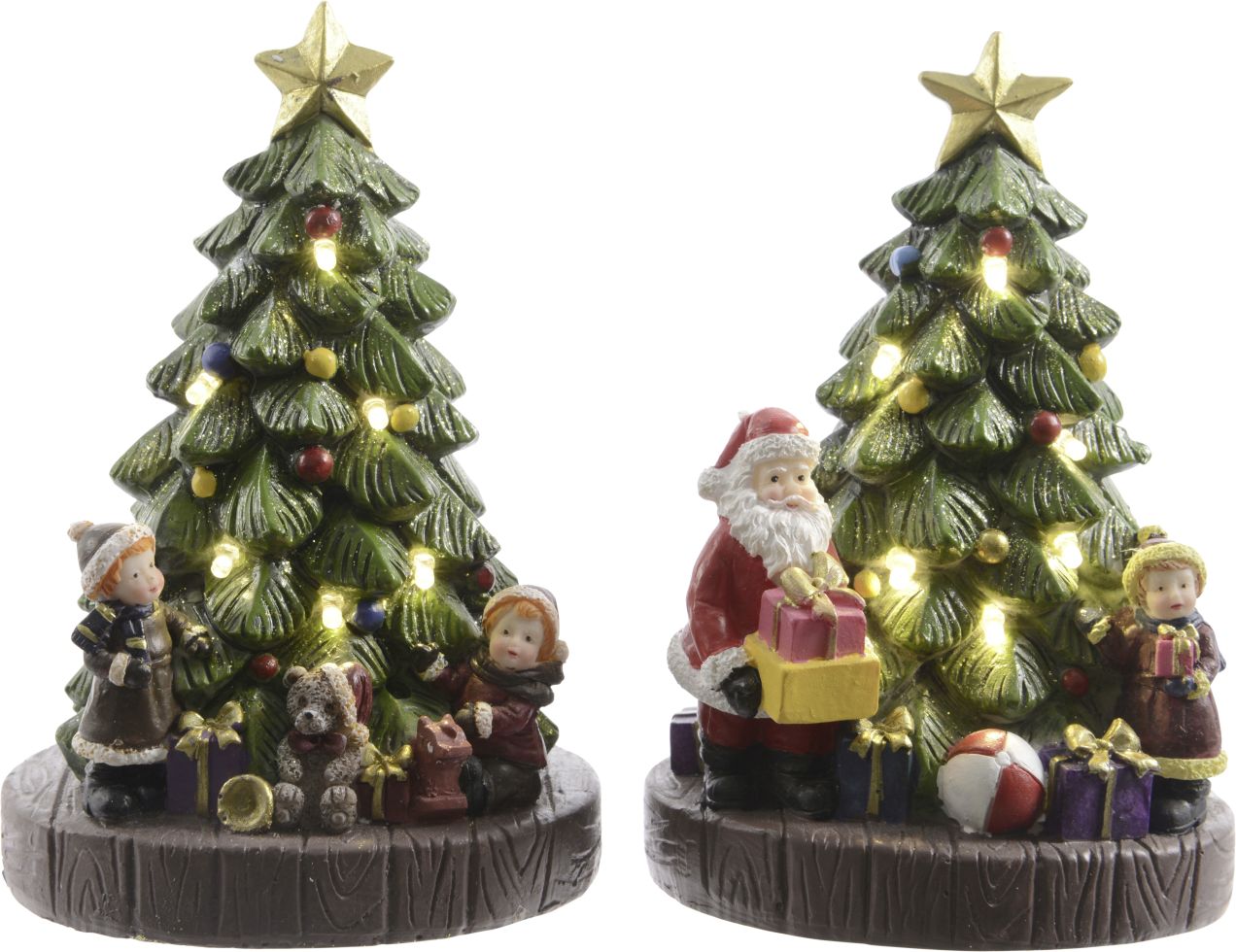 Kaemingk LED Weihnachtsbaum Szene 10 x 8,5 x 15,5 cm warmweiß