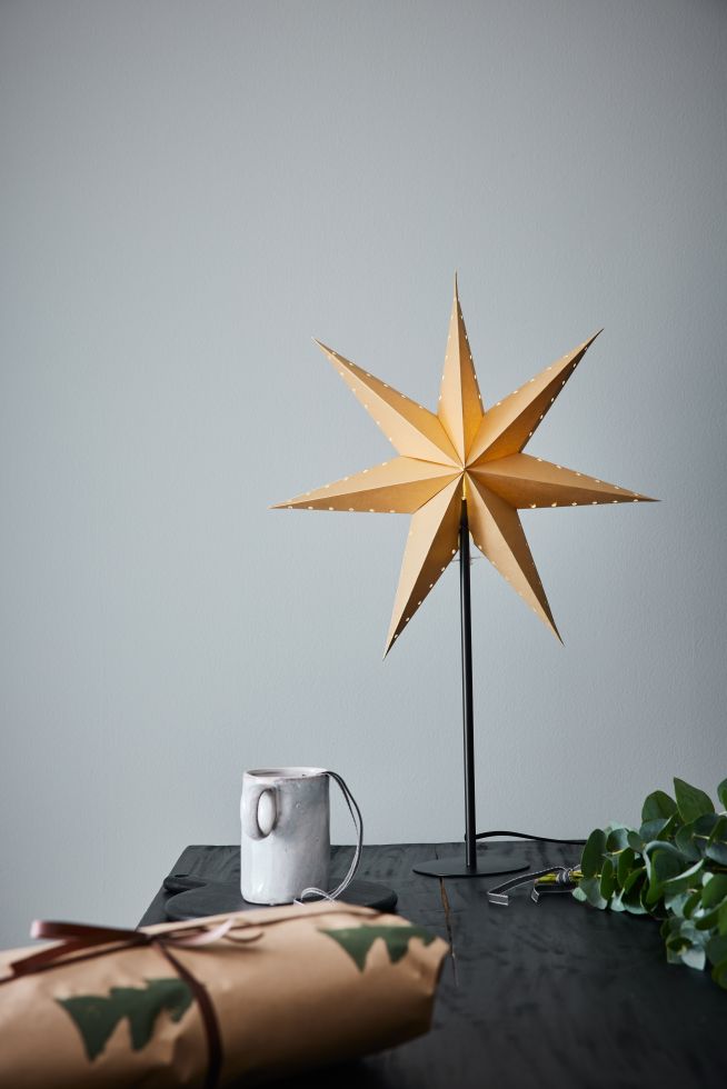 Markslöjd LIVELY Standstern gold/schwarz ø 45 cm