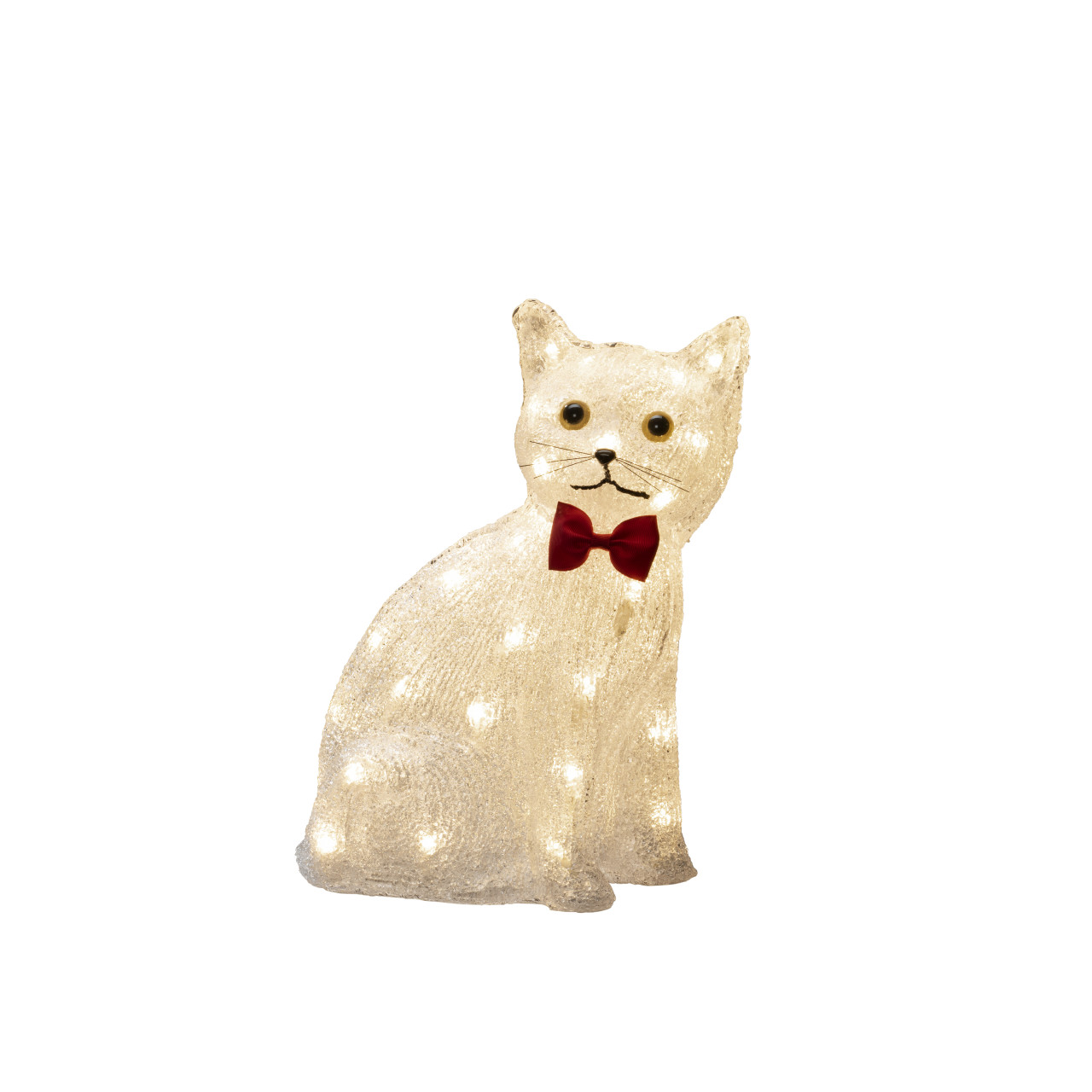Konstsmide LED Acryl Katze sitzend, 40 warm weiße Dioden Bild 2