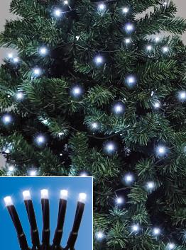 TrendLine LED-Lichterkette Classic Außen 34,85 m kaltweiß mit Timer und Dimmer
