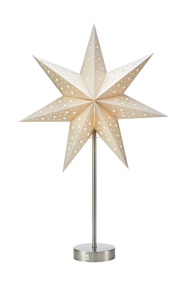Markslöjd LED Tischstern Mathilda Ø 45 cm weiß