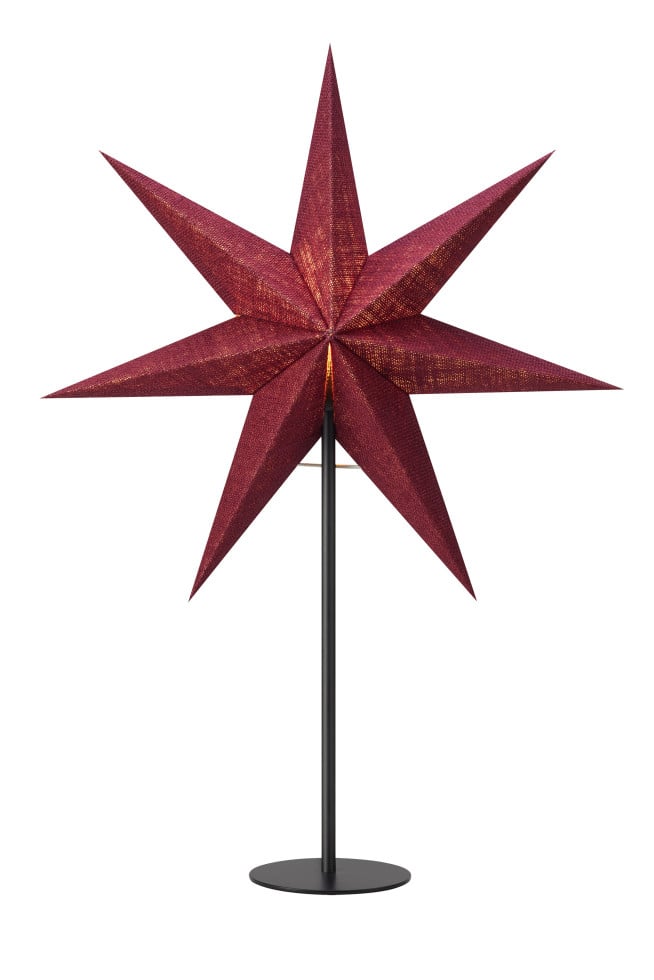Markslöjd Tara Tischstern Ø 45 cm rot/schwarz Bild 2